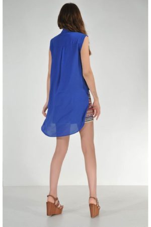 Μπλουζοπουκάμισο κρουαζέ μακρύ πίσω